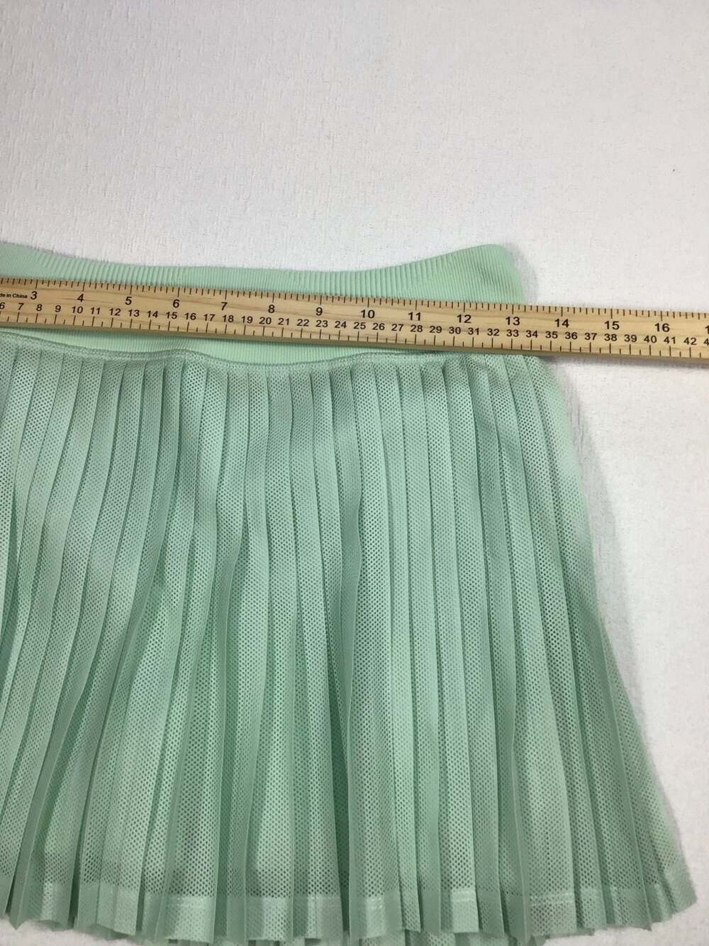 FP Movement Rally Pleated Mesh Miniskort M/L Mint Green Sporty Athletic - Picture 4 of 11